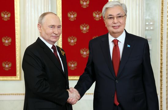 Russia WWII Victory Day Parade Foreign Leaders Arrival