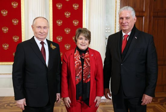 Russia WWII Victory Day Parade Foreign Leaders Arrival