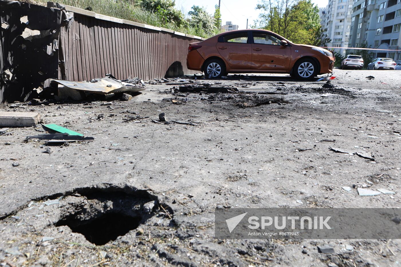 Russia Ukraine Military Operation Shelling