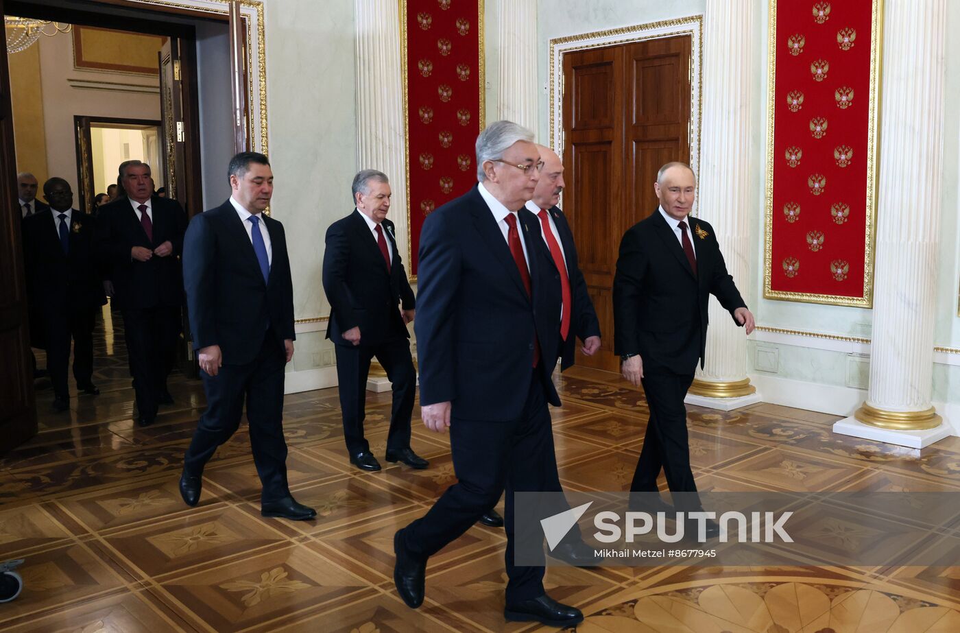 Russia WWII Victory Day Parade Foreign Leaders Arrival