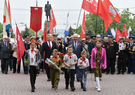 Russia Regions WWII Victory Day Celebrations