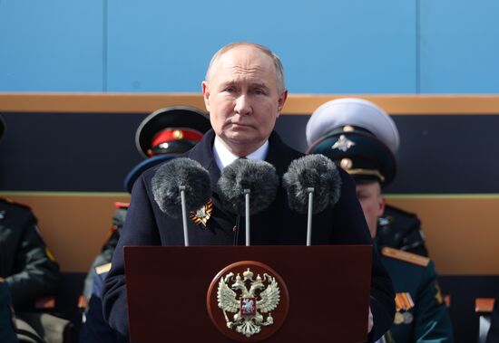 Russia Putin WWII Victory Day