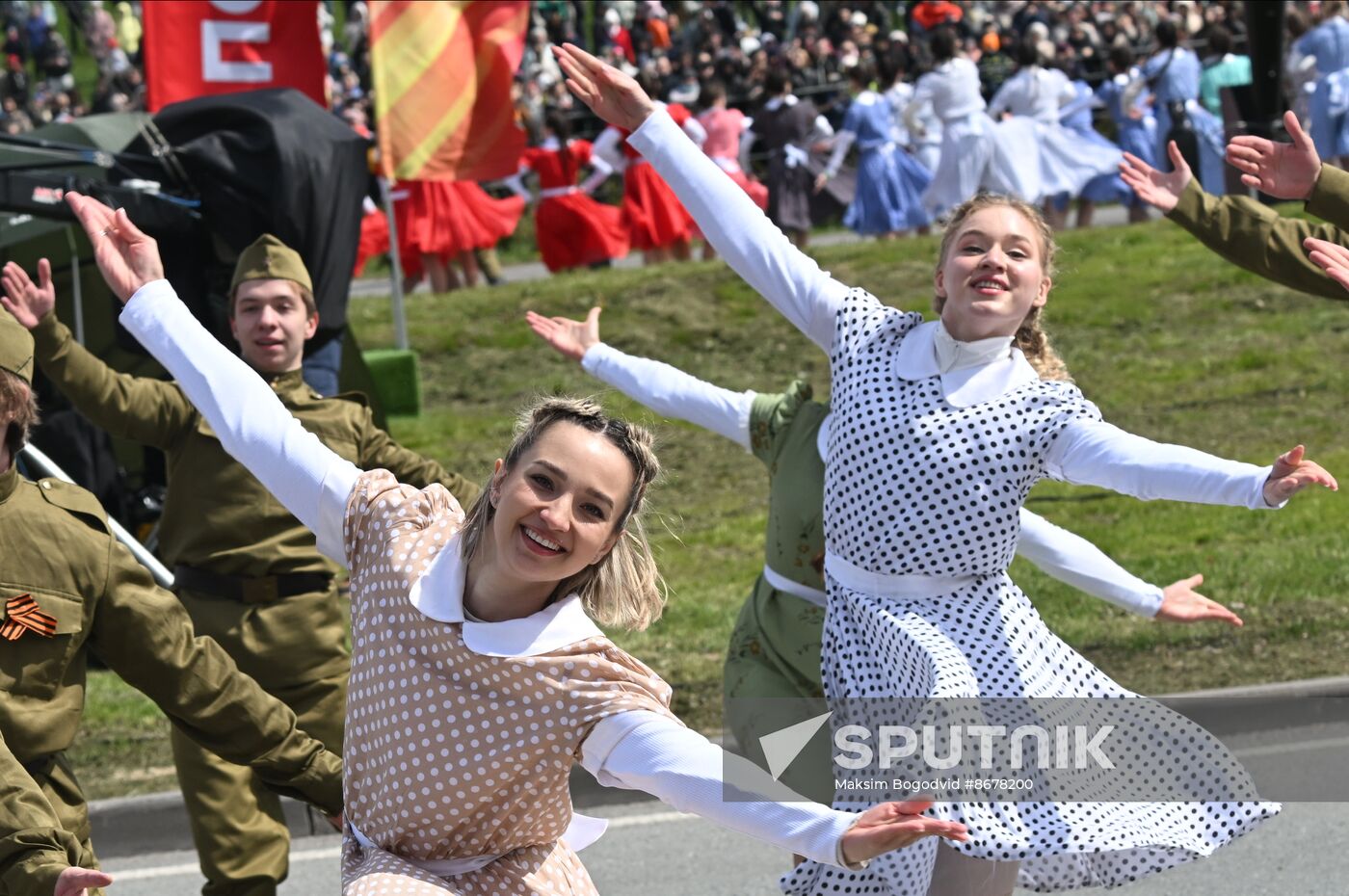 Russia Regions WWII Victory Day Celebrations