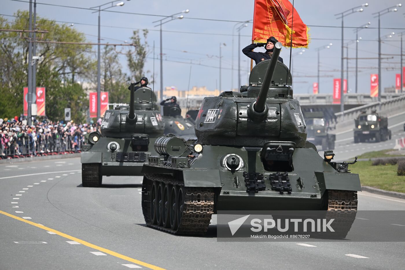 Russia Regions WWII Victory Day Celebrations