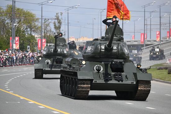 Russia Regions WWII Victory Day Celebrations