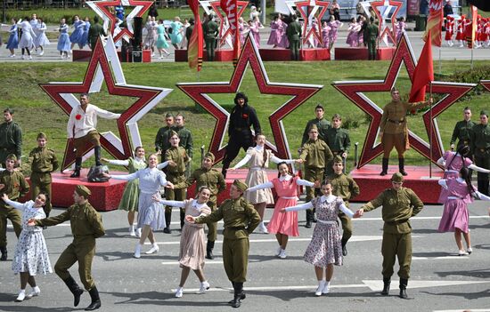 Russia Regions WWII Victory Day Celebrations