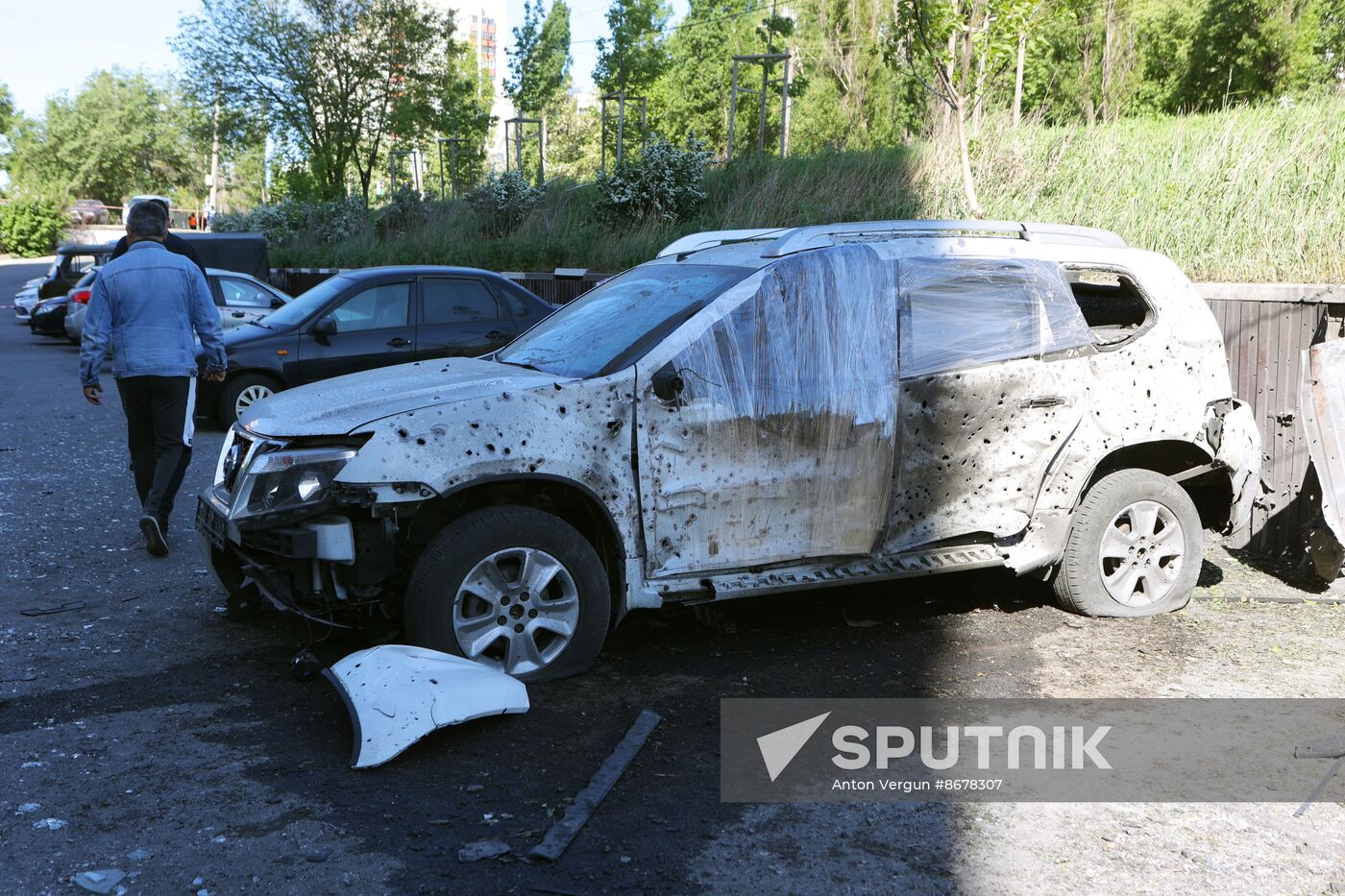 Russia Ukraine Military Operation Shelling