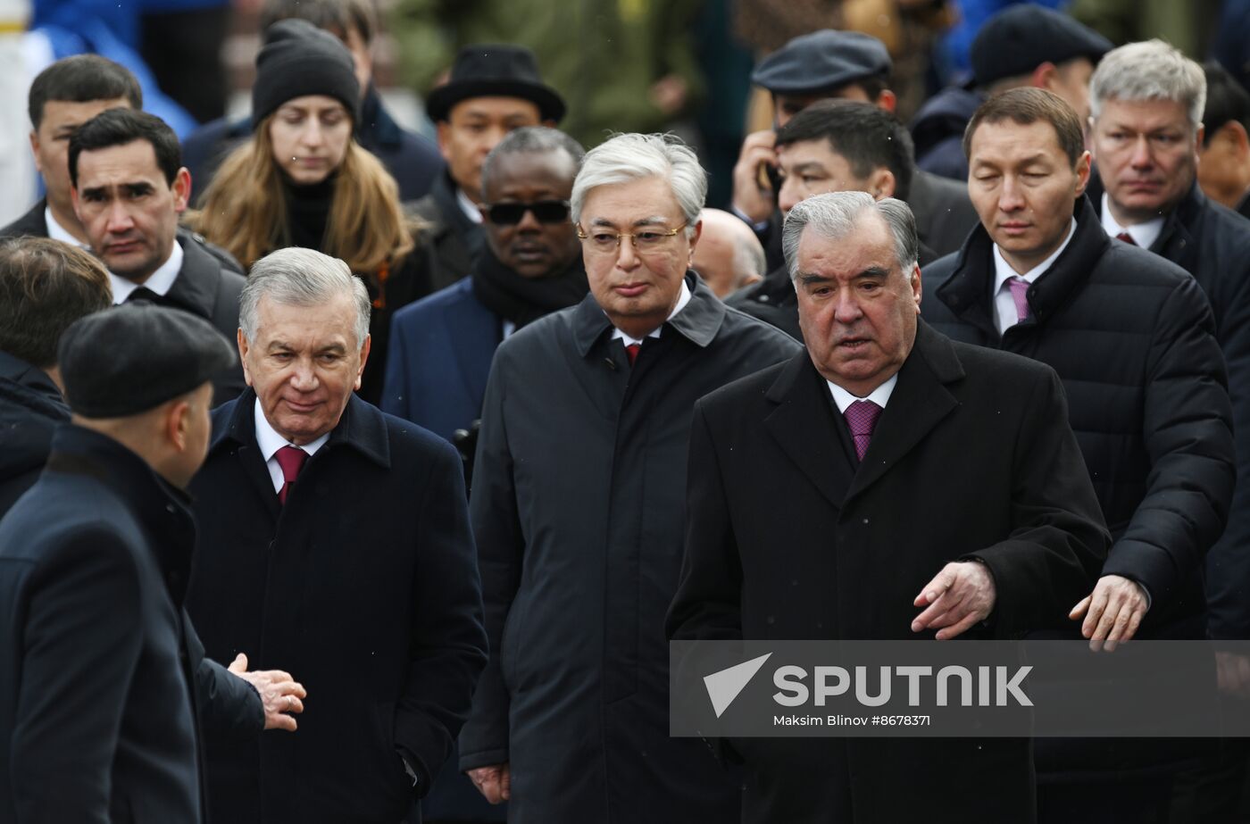 Russia Putin WWII Victory Day Wreath Laying