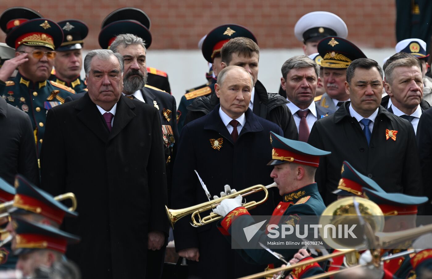 Russia Putin WWII Victory Day Wreath Laying