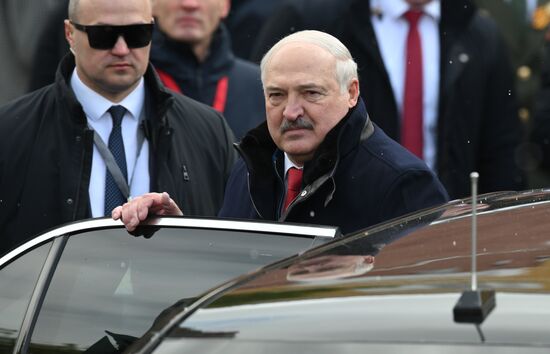 Russia Putin WWII Victory Day Wreath Laying