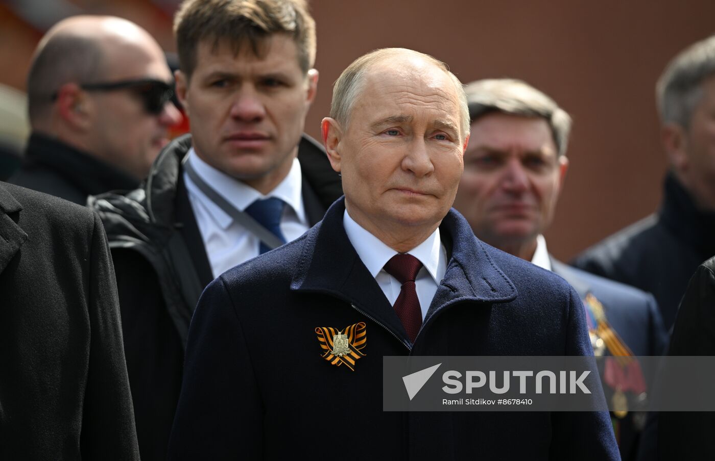 Russia Putin WWII Victory Day Wreath Laying