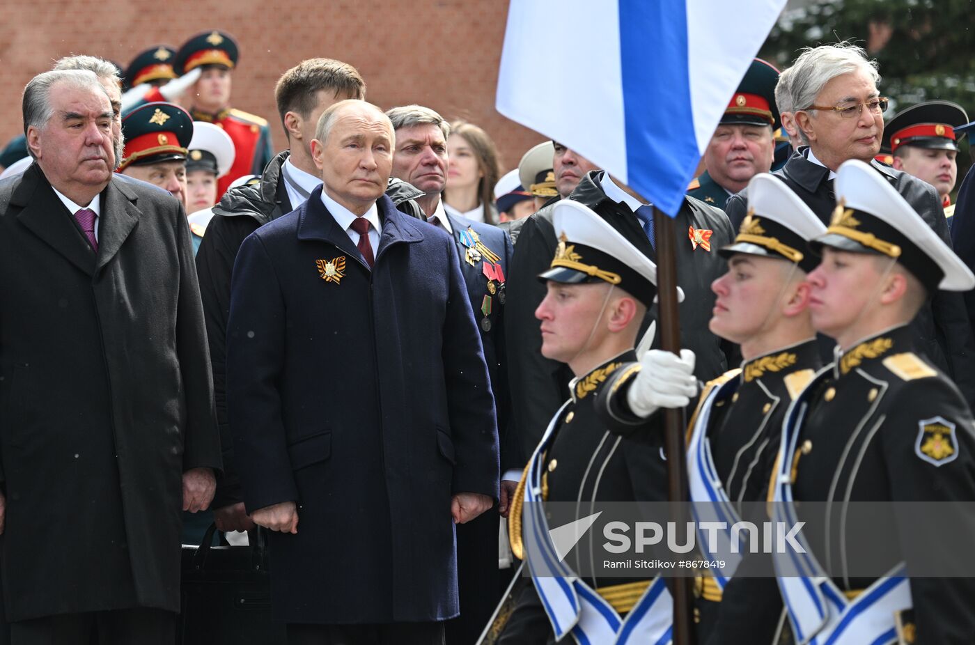 Russia Putin WWII Victory Day Wreath Laying