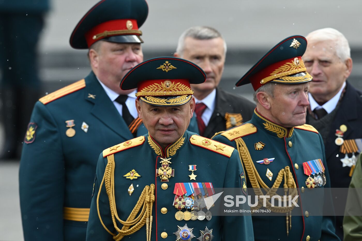 Russia Putin WWII Victory Day Wreath Laying