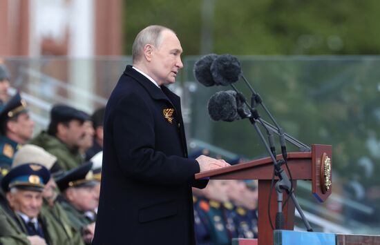 Russia Putin WWII Victory Day