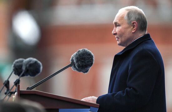 Russia Putin WWII Victory Day