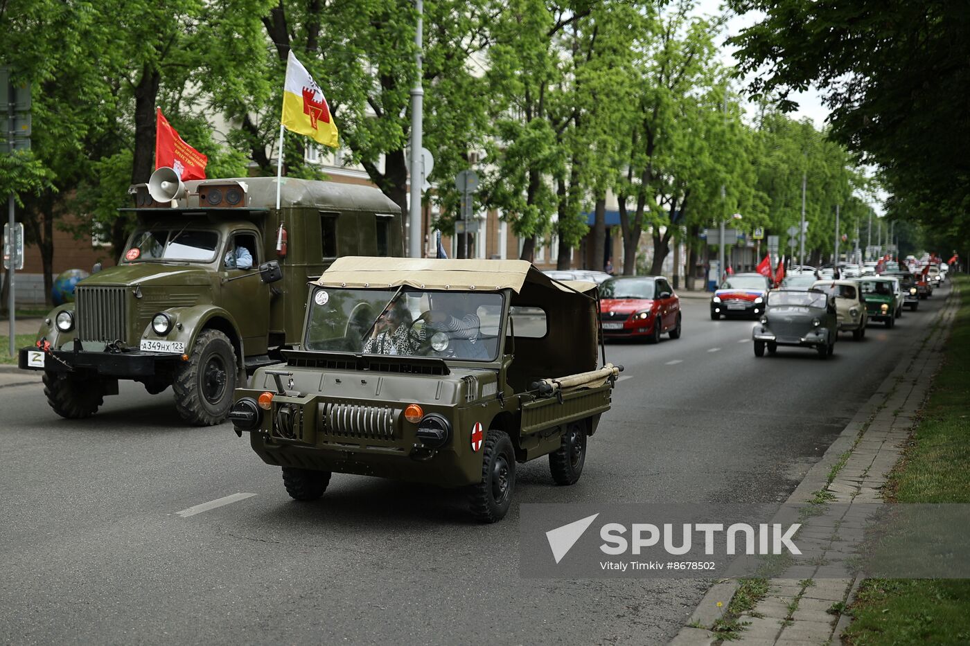 Russia Regions WWII Victory Day Celebrations