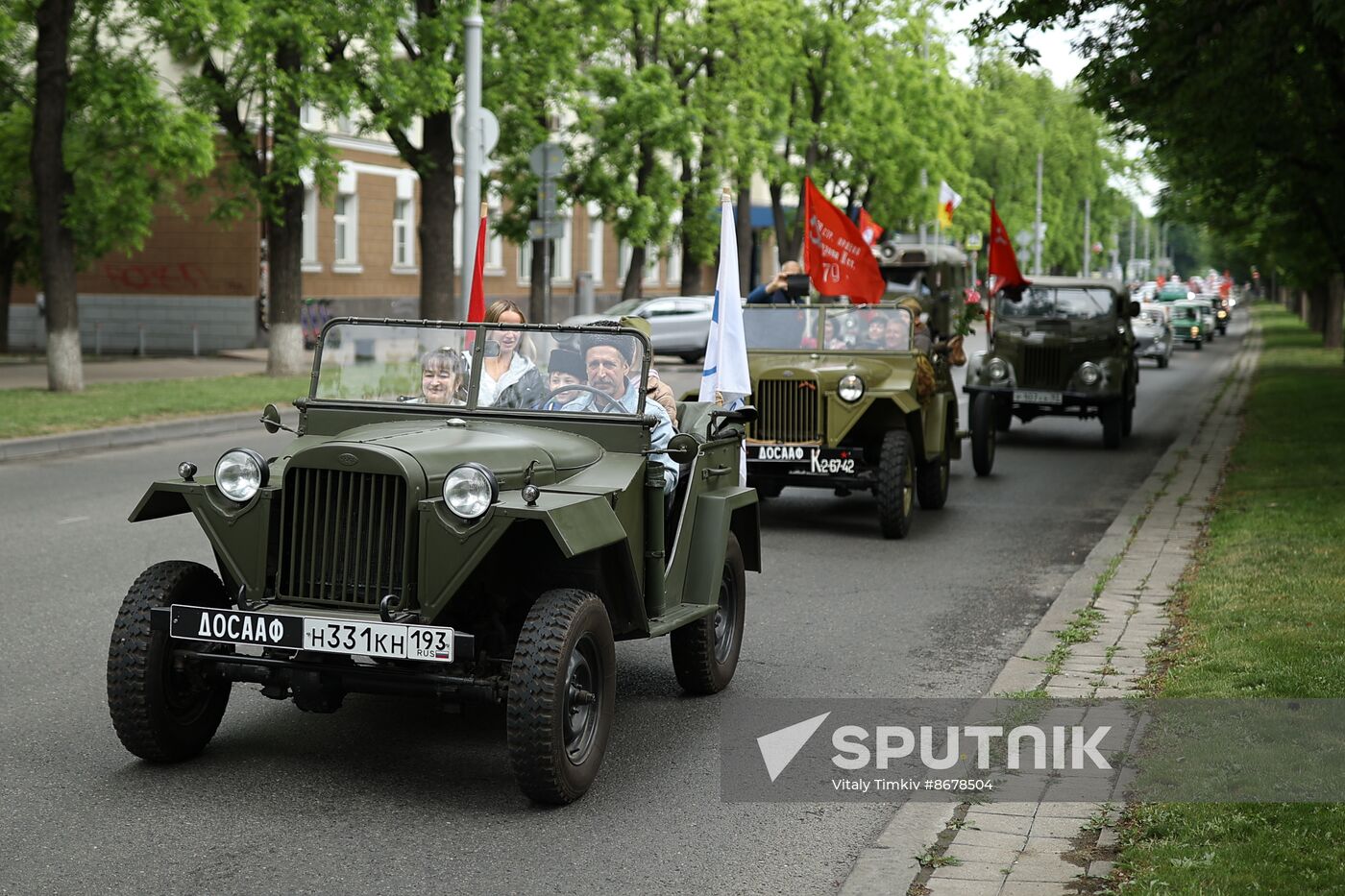 Russia Regions WWII Victory Day Celebrations