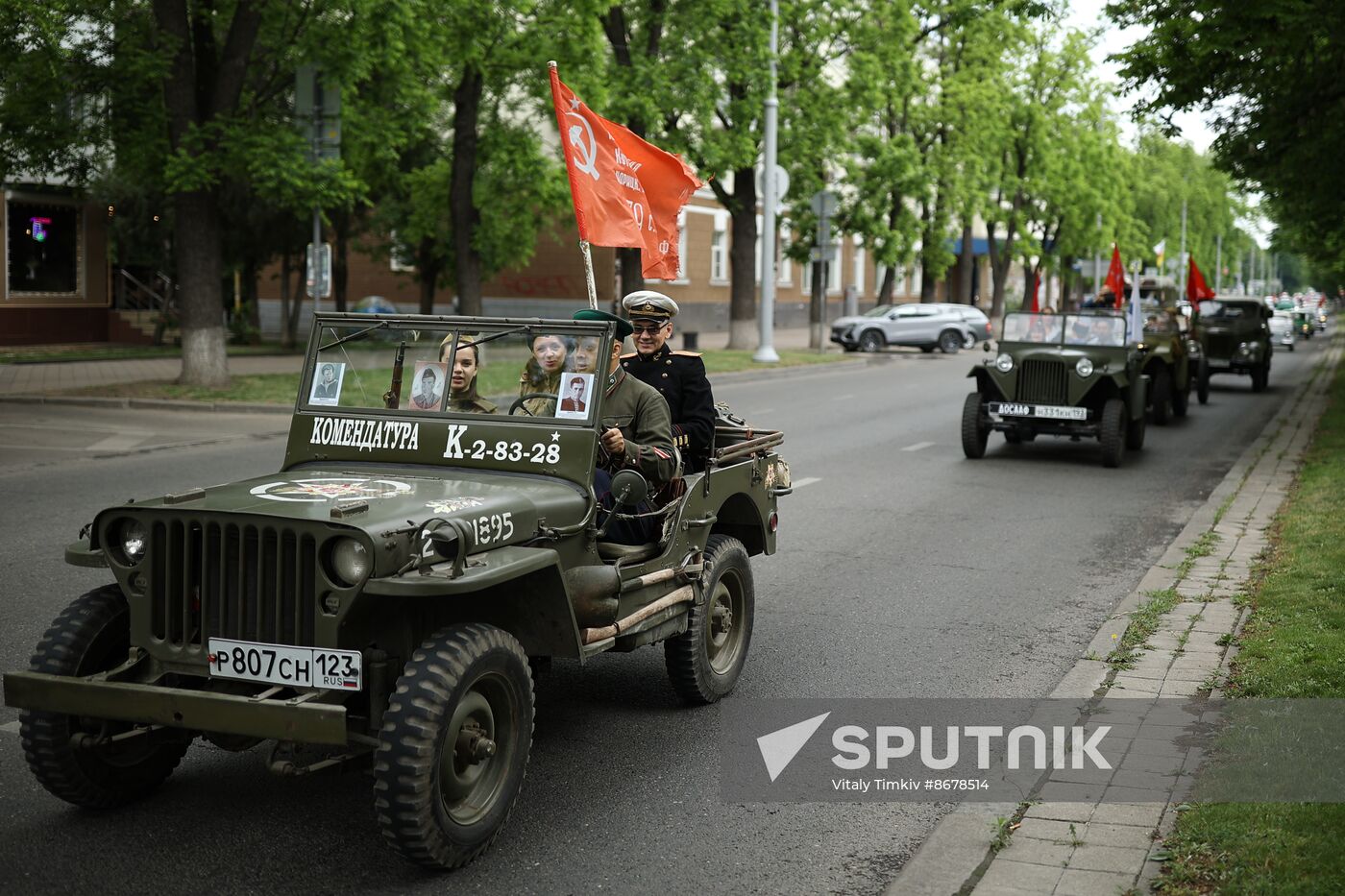 Russia Regions WWII Victory Day Celebrations