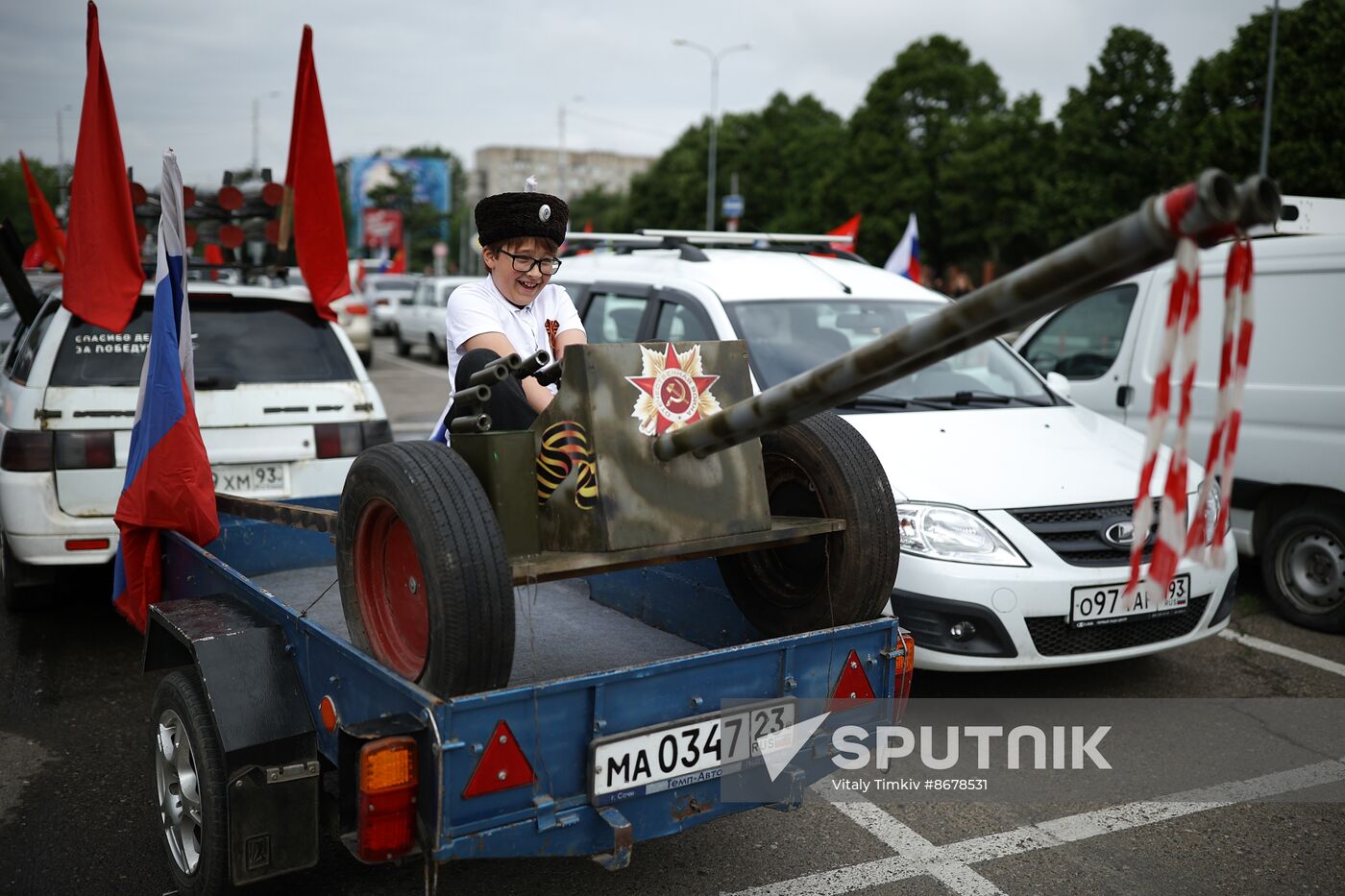 Russia Regions WWII Victory Day Celebrations