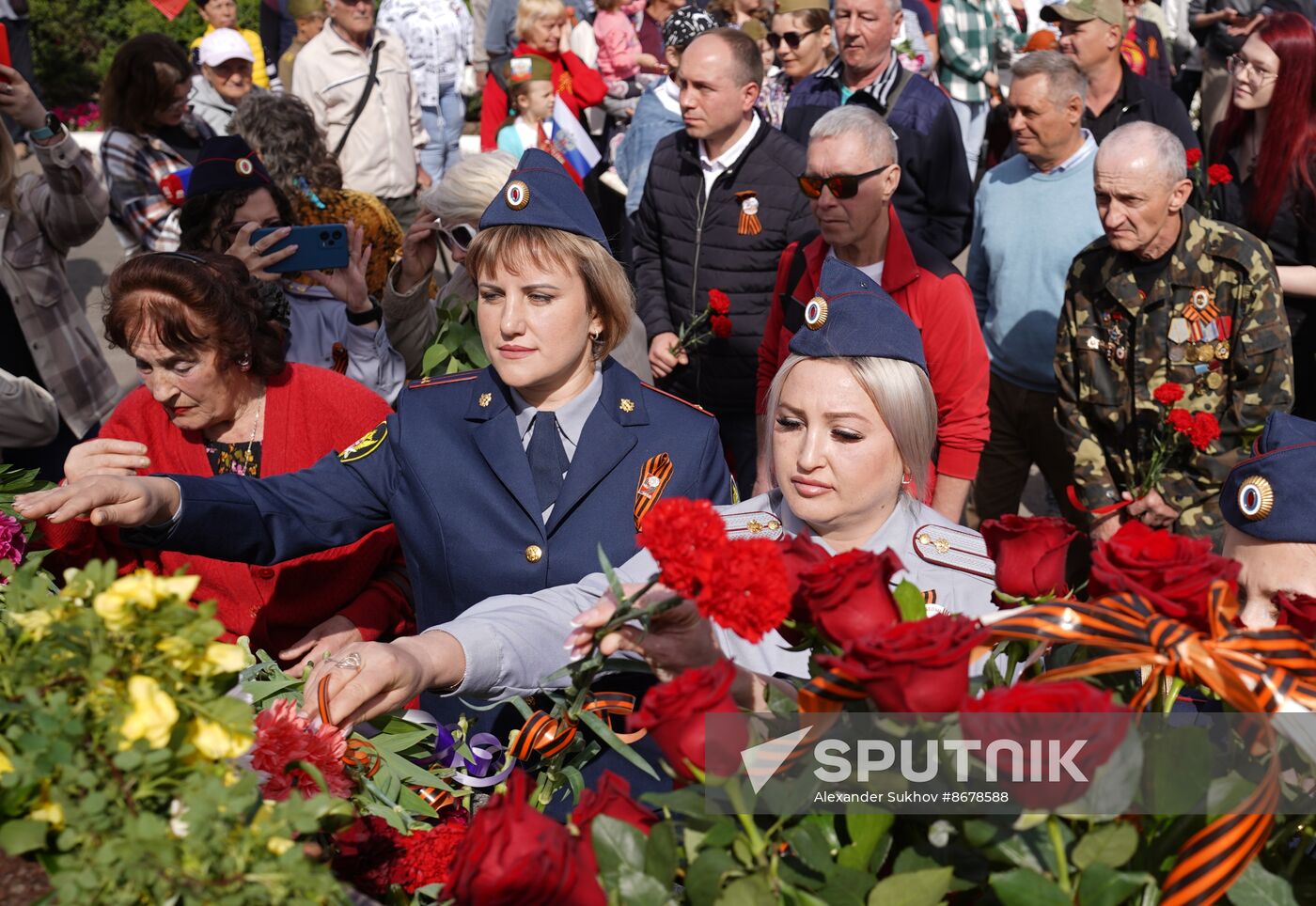 Russia Regions WWII Victory Day Celebrations