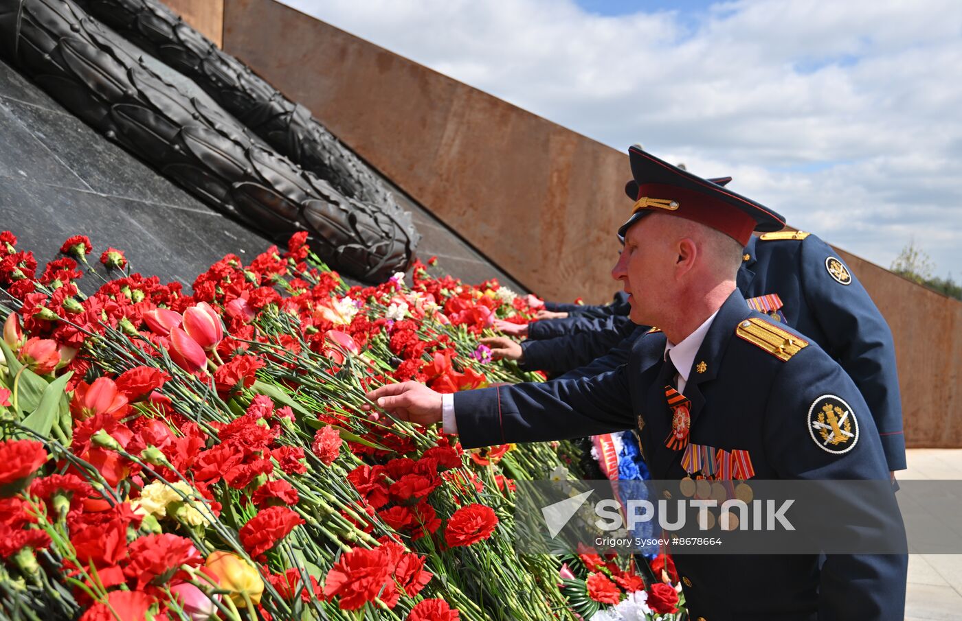 Russia WWII Victory Day Rzhev Memorial