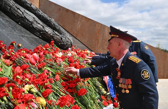 Russia WWII Victory Day Rzhev Memorial