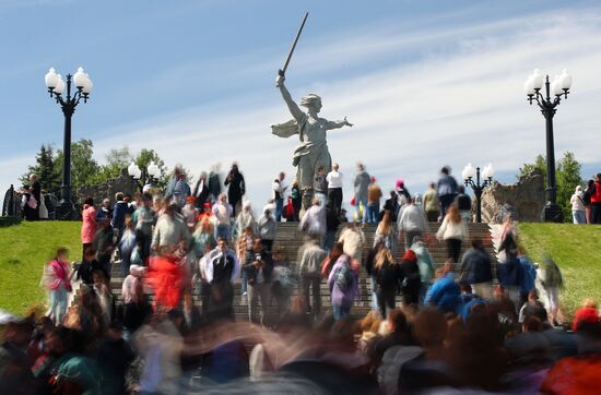 Russia Regions WWII Victory Day Celebrations