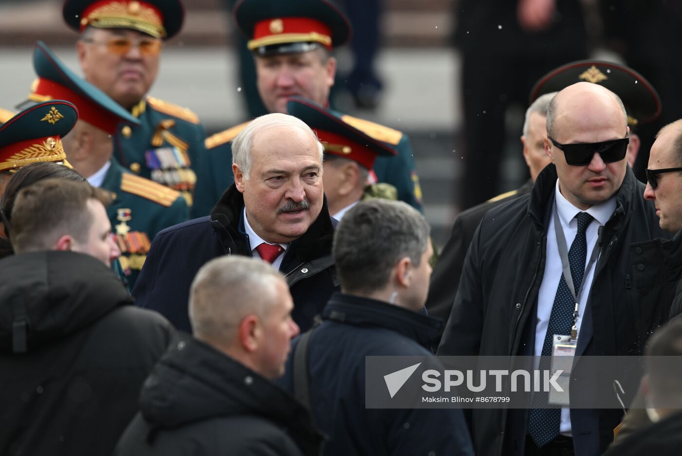 Russia Putin WWII Victory Day Wreath Laying