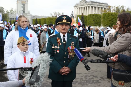 RUSSIA EXPO. Victory Day solemn lineup