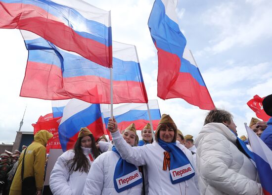 RUSSIA EXPO. Victory Day solemn lineup