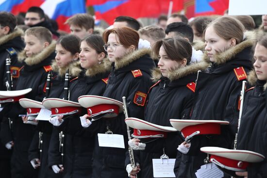 RUSSIA EXPO. Victory Day solemn lineup