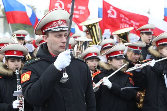 RUSSIA EXPO. Victory Day solemn lineup