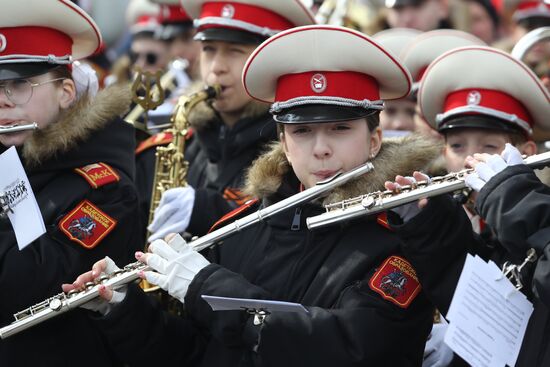 RUSSIA EXPO. Victory Day solemn lineup