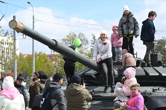 Russia Regions WWII Victory Day Celebrations