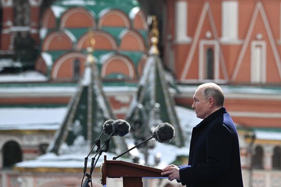 Russia Putin WWII Victory Day