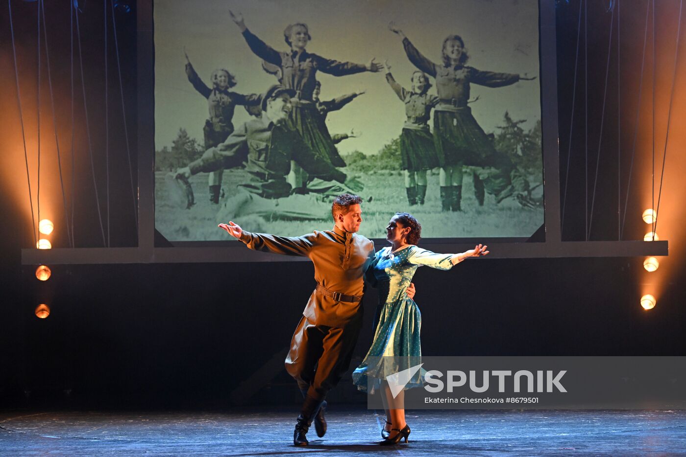 Russia Theatre Blue Handkerchief