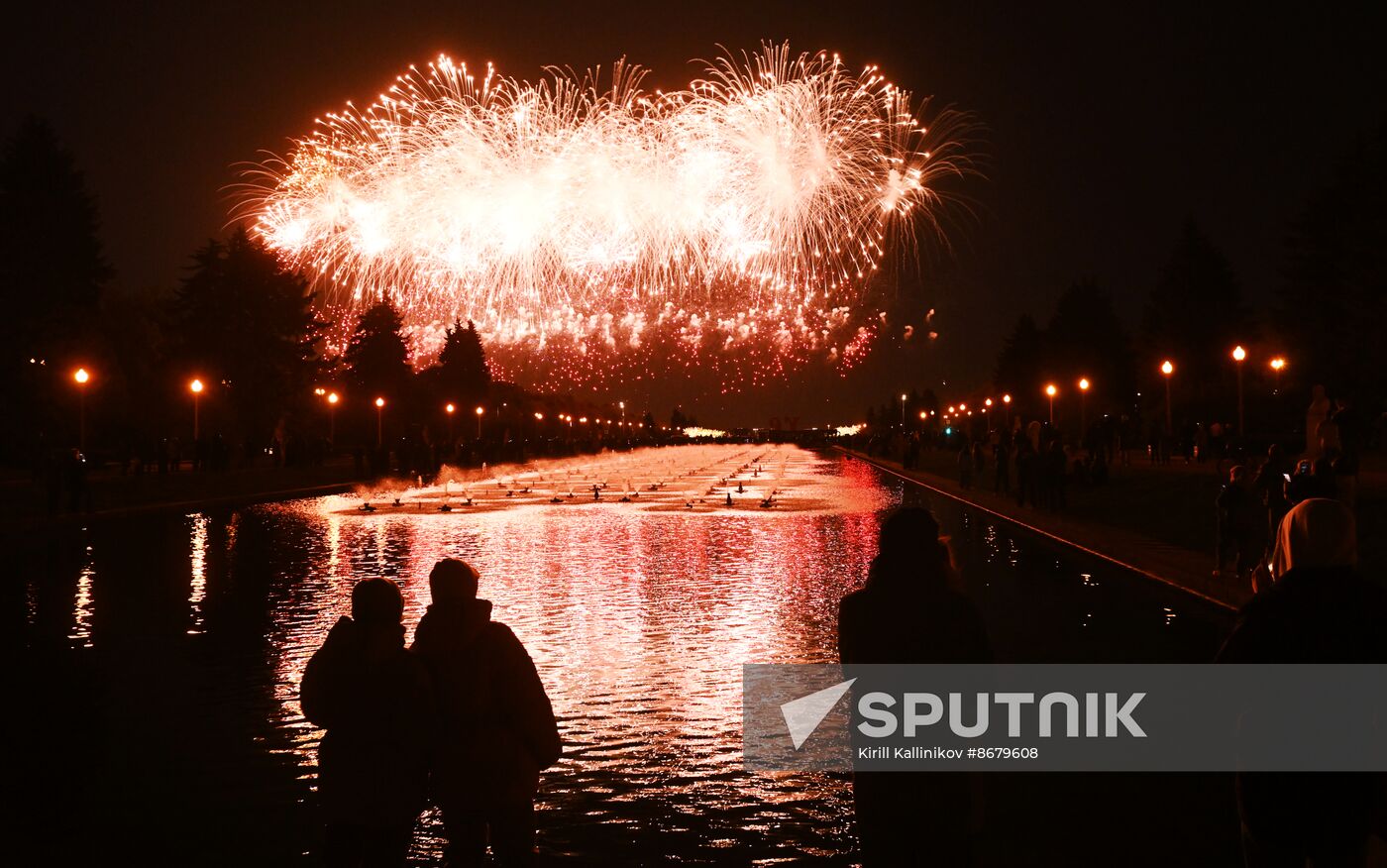 Russia WWII Victory Day Fireworks