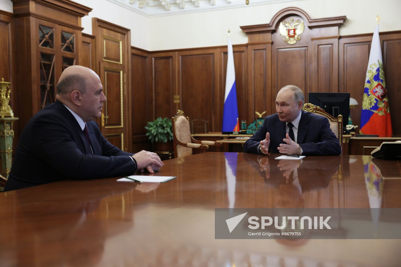 Russia Putin Mishustin