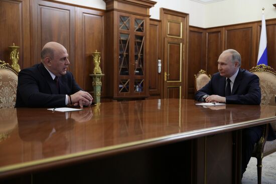 Russia Putin Mishustin