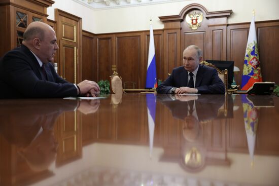 Russia Putin Mishustin