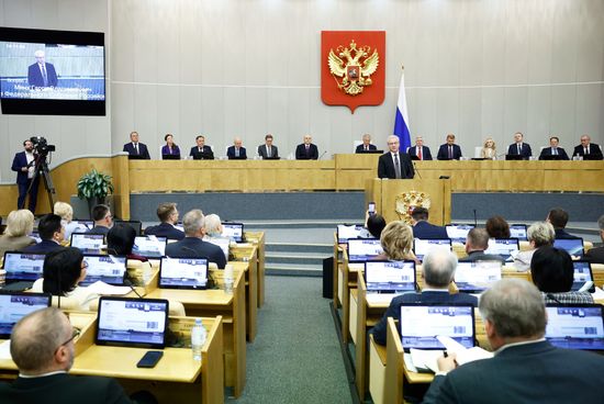 Russia Parliament Prime Minister