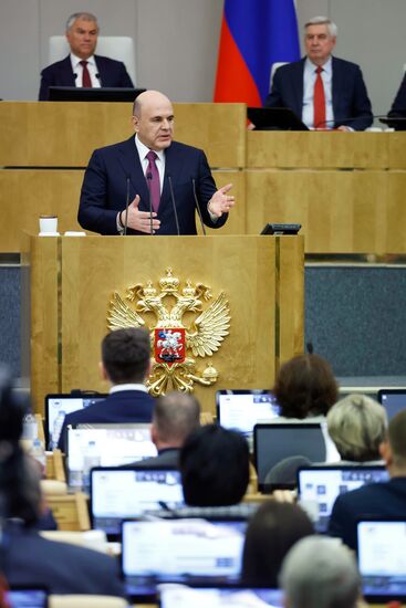 Russia Parliament Prime Minister