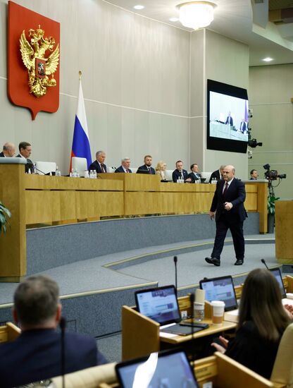 Russia Parliament Prime Minister