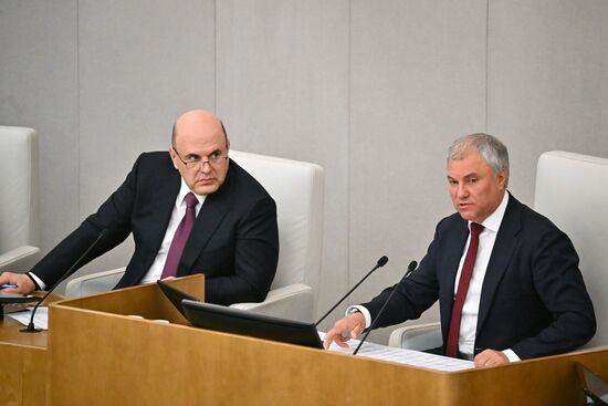 Russia Parliament Prime Minister