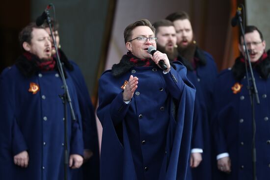 RUSSIA EXPO. Concert of Sretensky Monastery Choir, Songs of the Great Victory