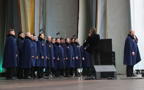 RUSSIA EXPO. Concert of Sretensky Monastery Choir, Songs of the Great Victory