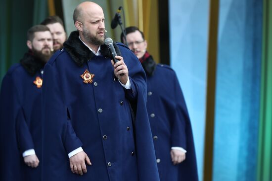 RUSSIA EXPO. Concert of Sretensky Monastery Choir, Songs of the Great Victory