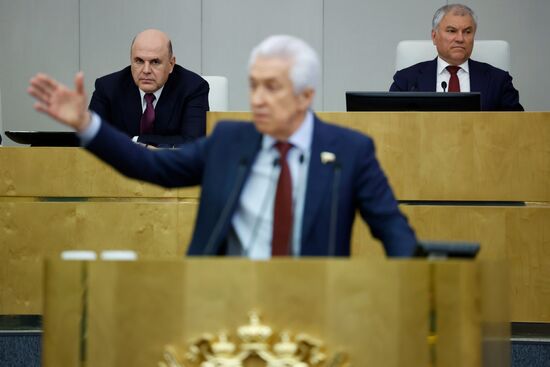 Russia Parliament Prime Minister