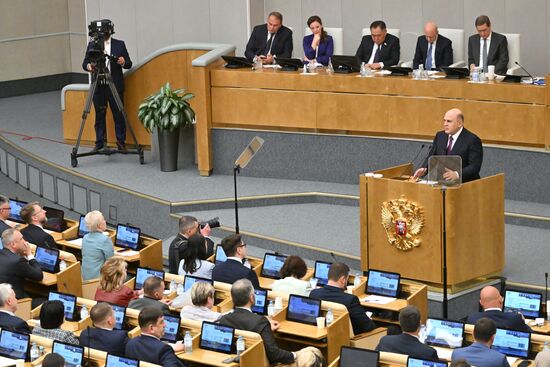 Russia Parliament Prime Minister
