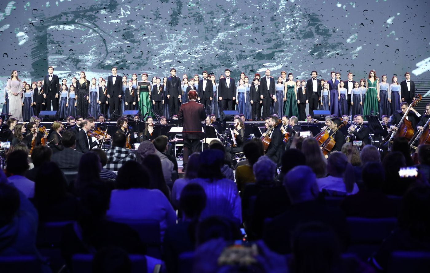 RUSSIA EXPO. Concert for Great Victory Day youth opera program and children's choir of the Bolshoi Theater